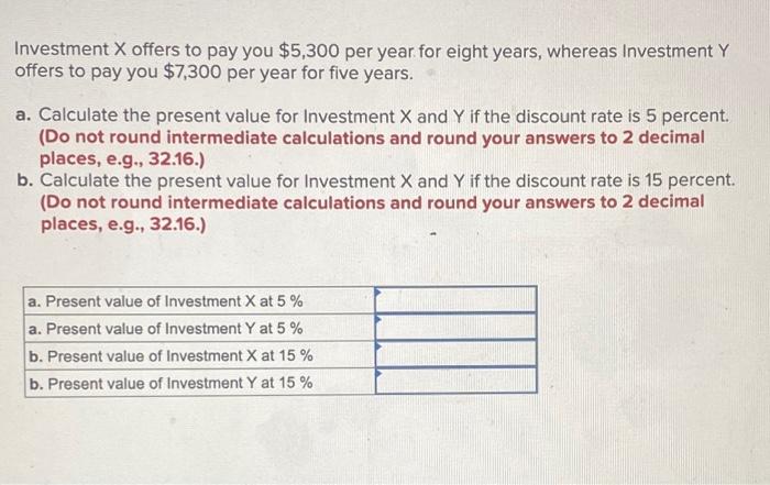 Solved investment pay offers per year transcribed problem text been show has