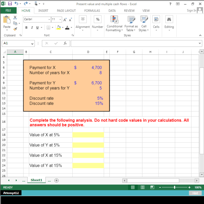 Investment x offers to pay you 4700