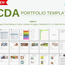 My cda professional portfolio cover sheet