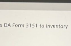 Class v issue and turn in procedures for using units