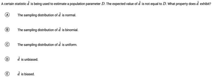 Unbiased estimator